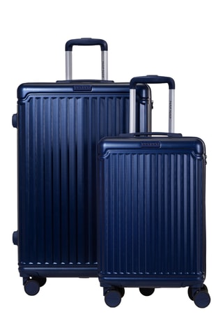 Valise cabine et valise grand volume (S/L) Belle - Bleu marine - 55/75 cm