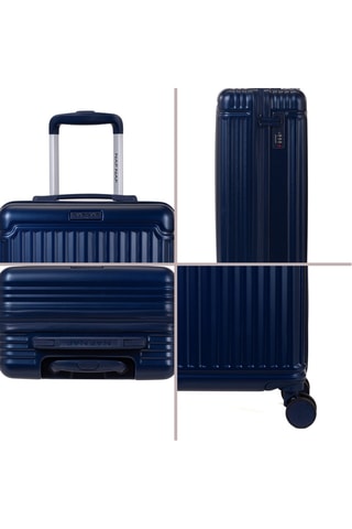 Valise cabine et valise grand volume (S/L) Belle - Bleu marine - 55/75 cm