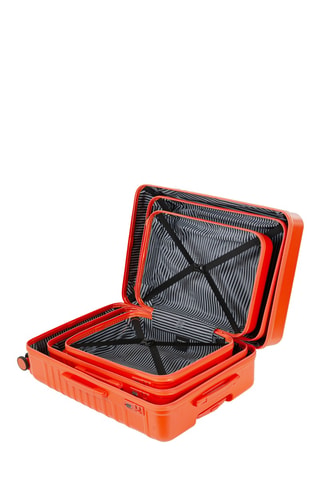 Set de 3 valises Daisy (S/M/L) - Orange - 55/65/75 cm