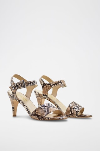Leren Sandalen Gloria - Geel