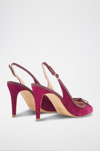 Sandales à talons en nubuck Alba - Rose