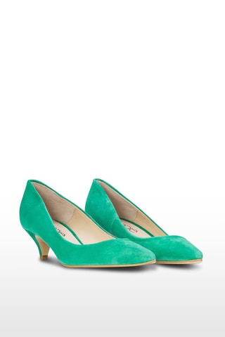 Escarpins en nubuck Silvia - Vert