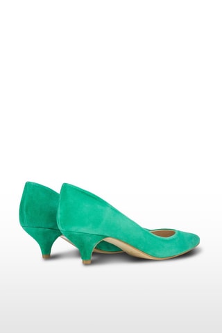 Escarpins en nubuck Silvia - Vert