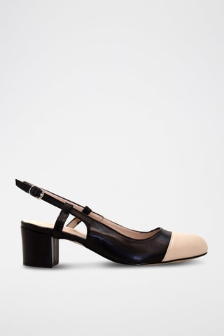 Leren Pumps - Lichtroze