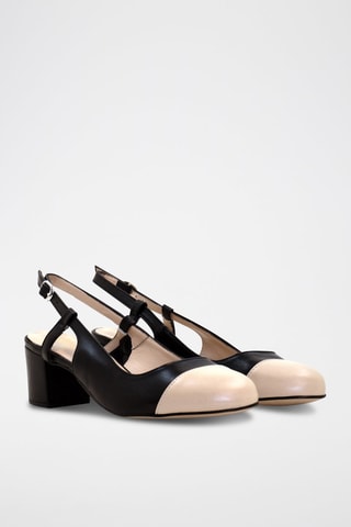 Leren Pumps - Lichtroze
