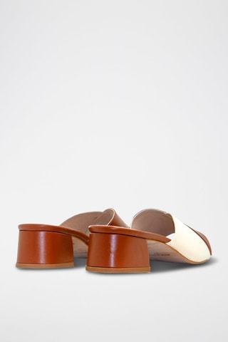Nappaleren Muiltjes met Hak - Beige