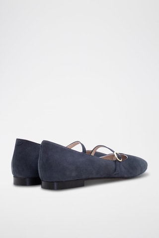 Nubuck Mary Janes - Grijs