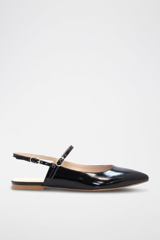 Lakleren Pumps - Zwart