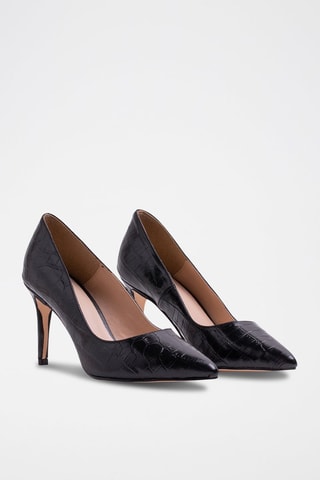 Leren Pumps Serena - Zwart