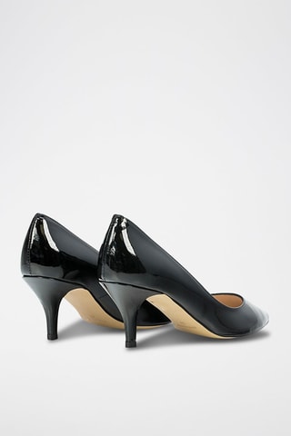 Lakleren Pumps met Hak - Zwart