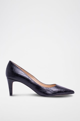 Leren Pumps met Hak - Groen