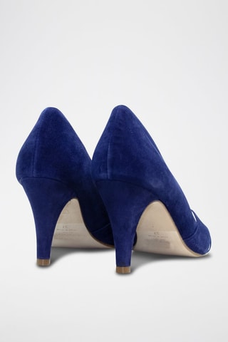 Leren Pumps - Marineblauw