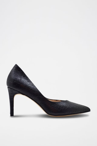 Leren Pumps Camile - Zwart