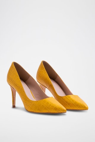 Escarpins en cuir Serana - Jaune