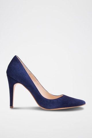 Nubuck Pumps Brigitte - blauw