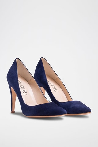 Nubuck Pumps Brigitte - blauw