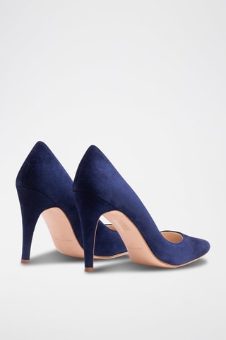 Nubuck Pumps Brigitte - blauw