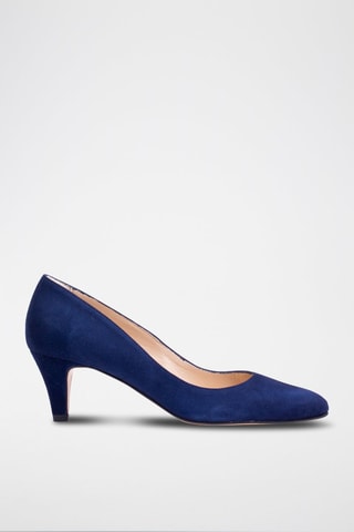 Leren Pumps - Blauw 

