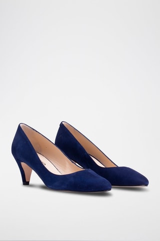 Leren Pumps - Blauw 
