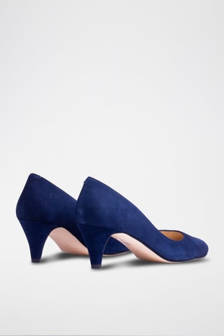 Leren Pumps - Blauw 
