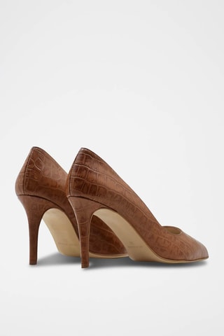 Escarpins en cuir Serena - Marron