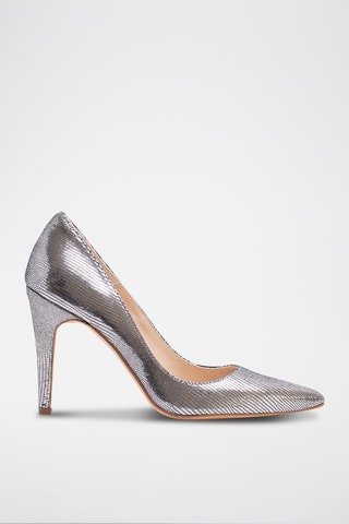 Leren Pumps Heidi - Zilverkleurig