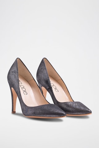 Leren Pumps Heidi - Grijs 