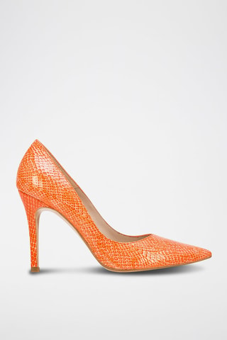 Escarpins en cuir Heidi - Orange