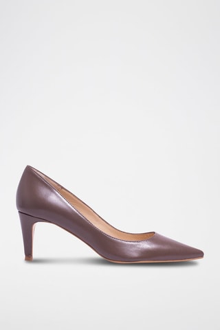 Escarpins en cuir nappa Amanda - Gris