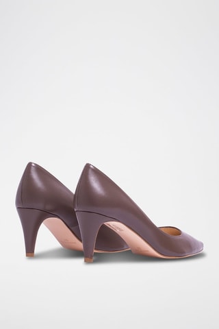 Escarpins en cuir nappa Amanda - Gris