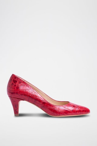 Escarpins en cuir Maria - Rouge