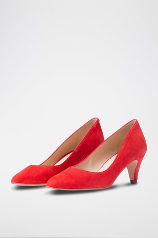 Escarpins en cuir - Rouge