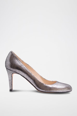 Escarpins en cuir Otilia - Argenté