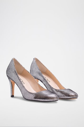 Escarpins en cuir Otilia - Argenté