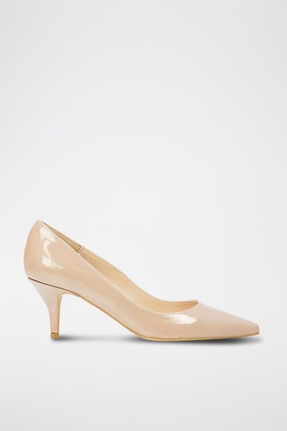 Escarpins en cuir verni Amanda - Beige