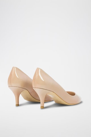 Escarpins en cuir verni Amanda - Beige