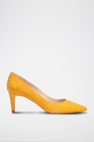 Escarpins en cuir - Jaune