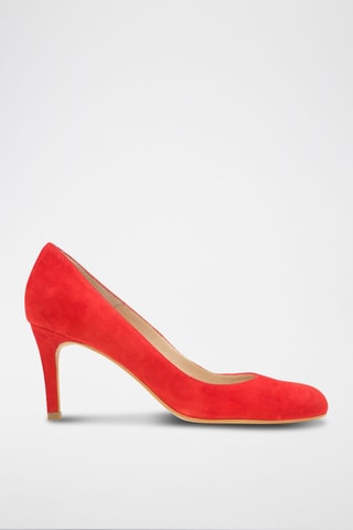 Escarpins en nubuck Otilia - Rouge