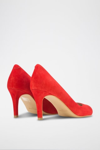 Escarpins en nubuck Otilia - Rouge