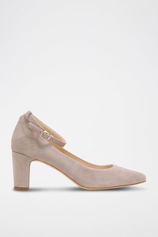 Escarpins en nubuck Dominique - Gris
