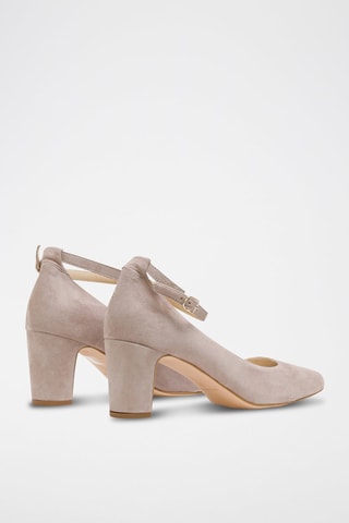 Escarpins en nubuck Dominique - Gris