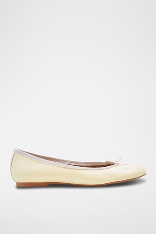 Ballerines en cuir Mariane - Beige