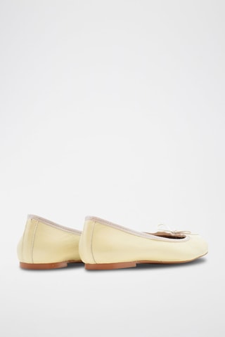 Ballerines en cuir Mariane - Beige