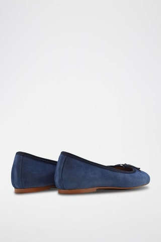 Ballerines en nubuck Mariane - Bleu