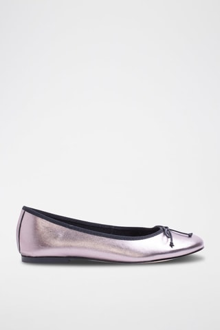 Ballerines en cuir Marialena - Argenté