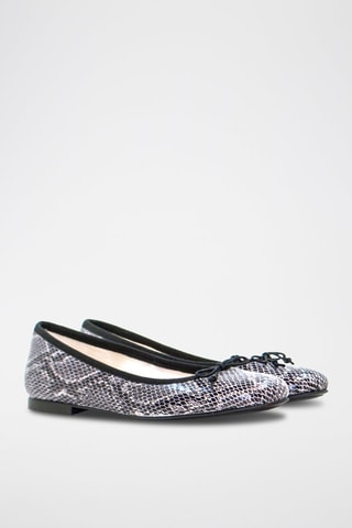 Ballerines en cuir Deborah - Noir