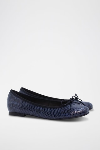 Ballerines vernies - Bleu marine