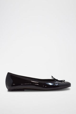 Ballerines en cuir verni Marianela - Noir