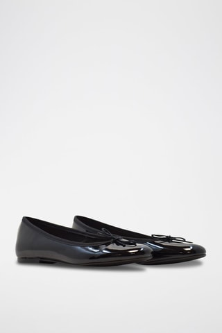 Ballerines en cuir verni Marianela - Noir