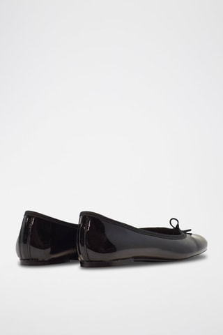 Ballerines en cuir verni Marianela - Noir